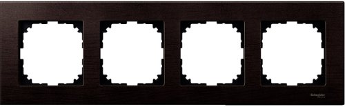 Рамка универсальная Schneider Electric Merten M-Elegance 4-м. дерево венге  картинка